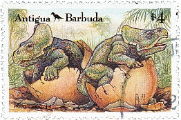 Protoceratops stamp